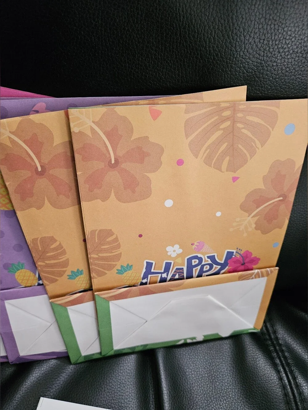 Hawaiian 24 Pc Birthday Favor Bags With Stickers.